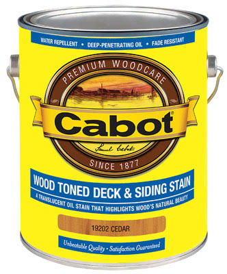 Cabot Deck and Siding Stain - Cedar, 1 Gallon