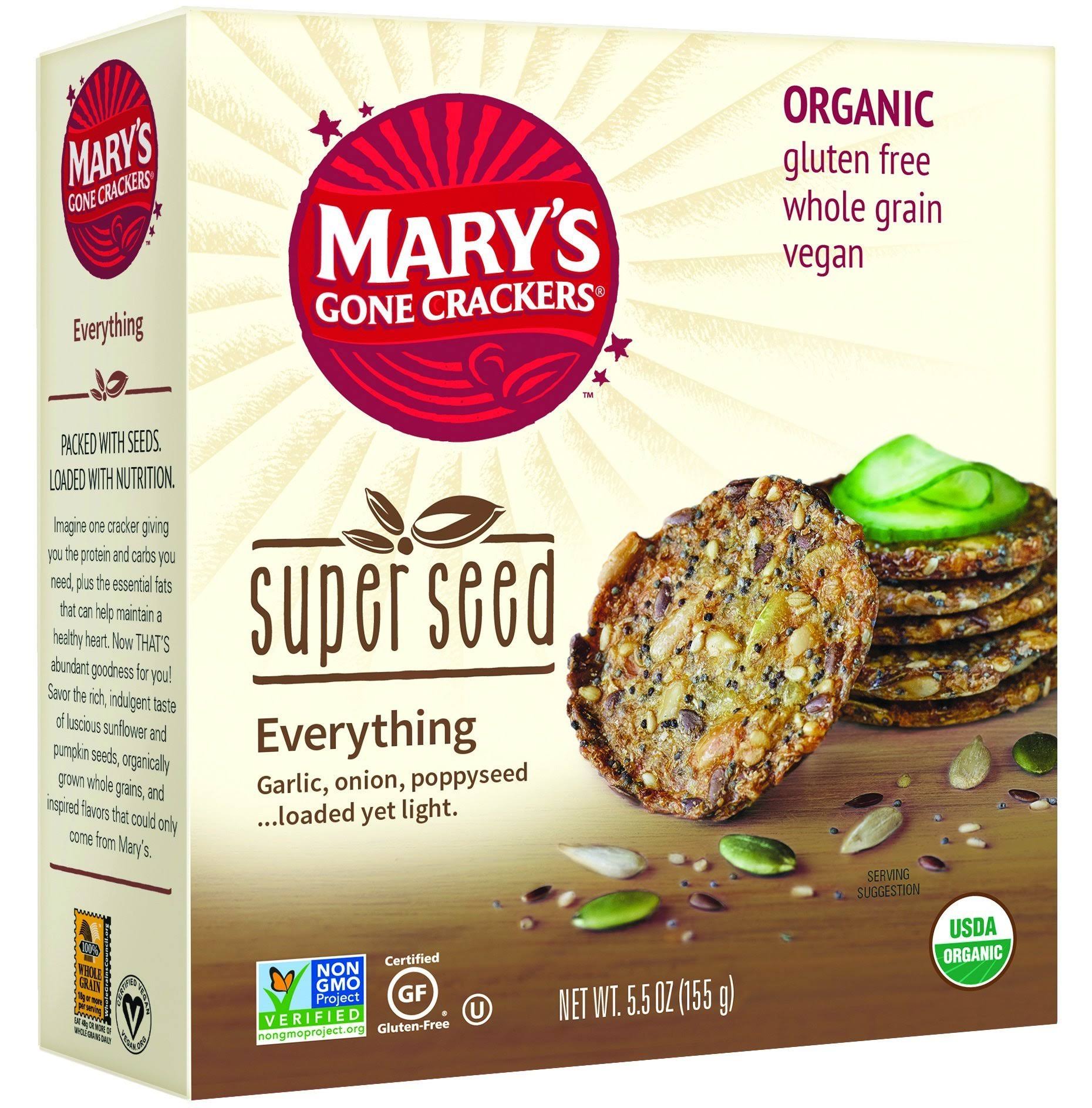 Mary's Gone Crackers Super Seed Everything - 155g