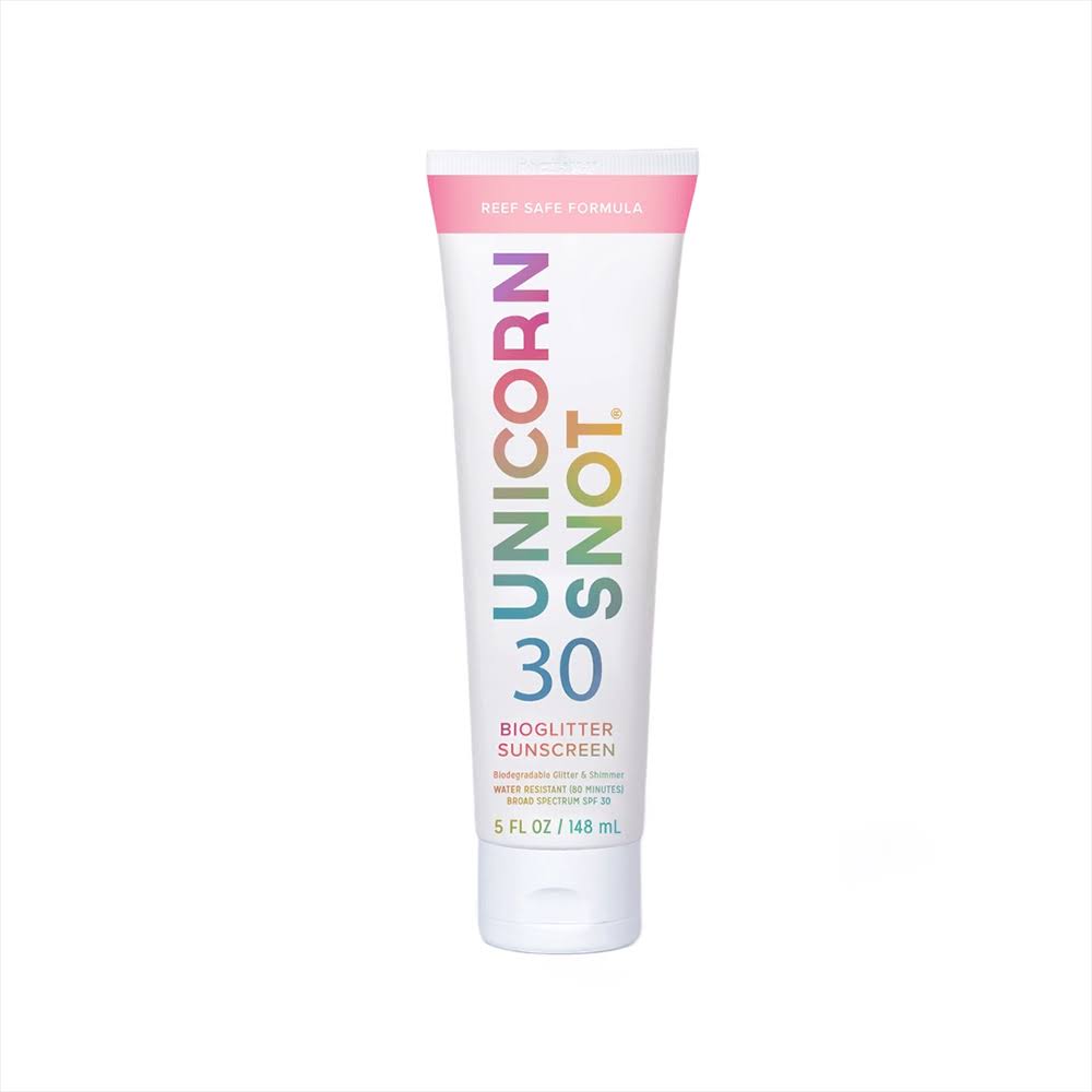 Unicorn Snot Bio Glitter Sunscreen Lotion - SPF 30 Face & Body Shimme