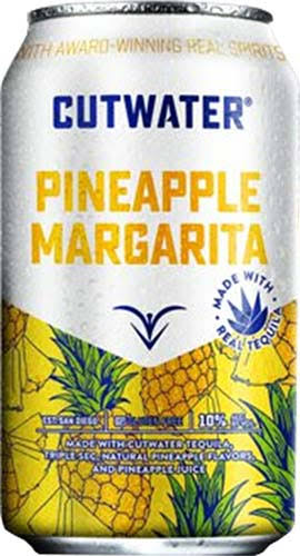 Cutwater Pineapple Margarita Ready to Drink4pk