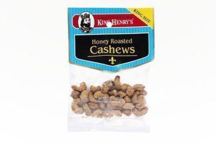 King Henrys Honey Roasted Cashews - 3.5 Ounces - Handy Market - Delivered by Mercato