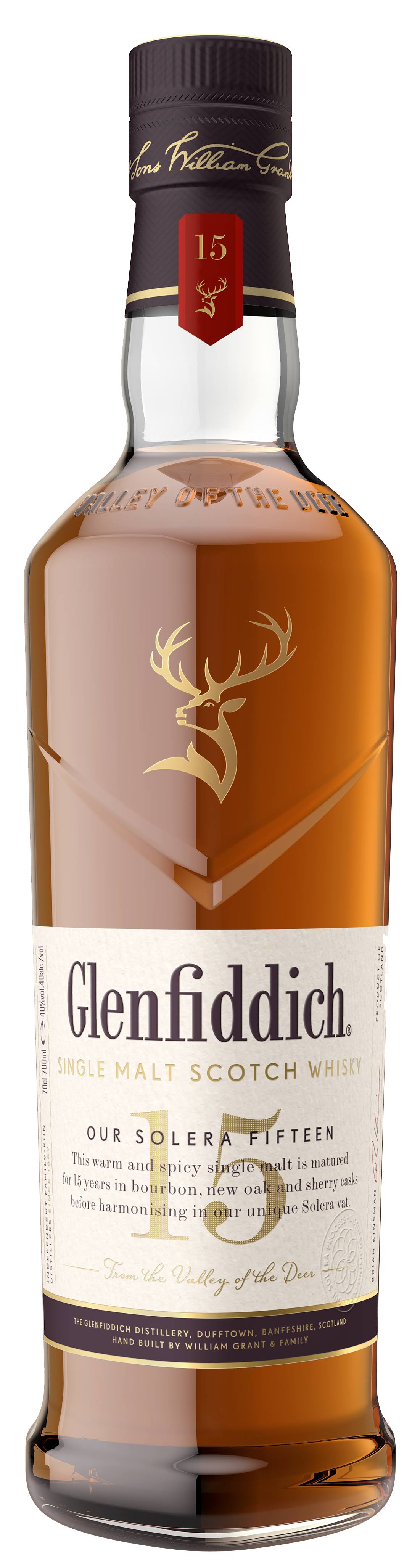 Glenfiddich Scotch Whisky, Single Malt, 15 - 750 ml
