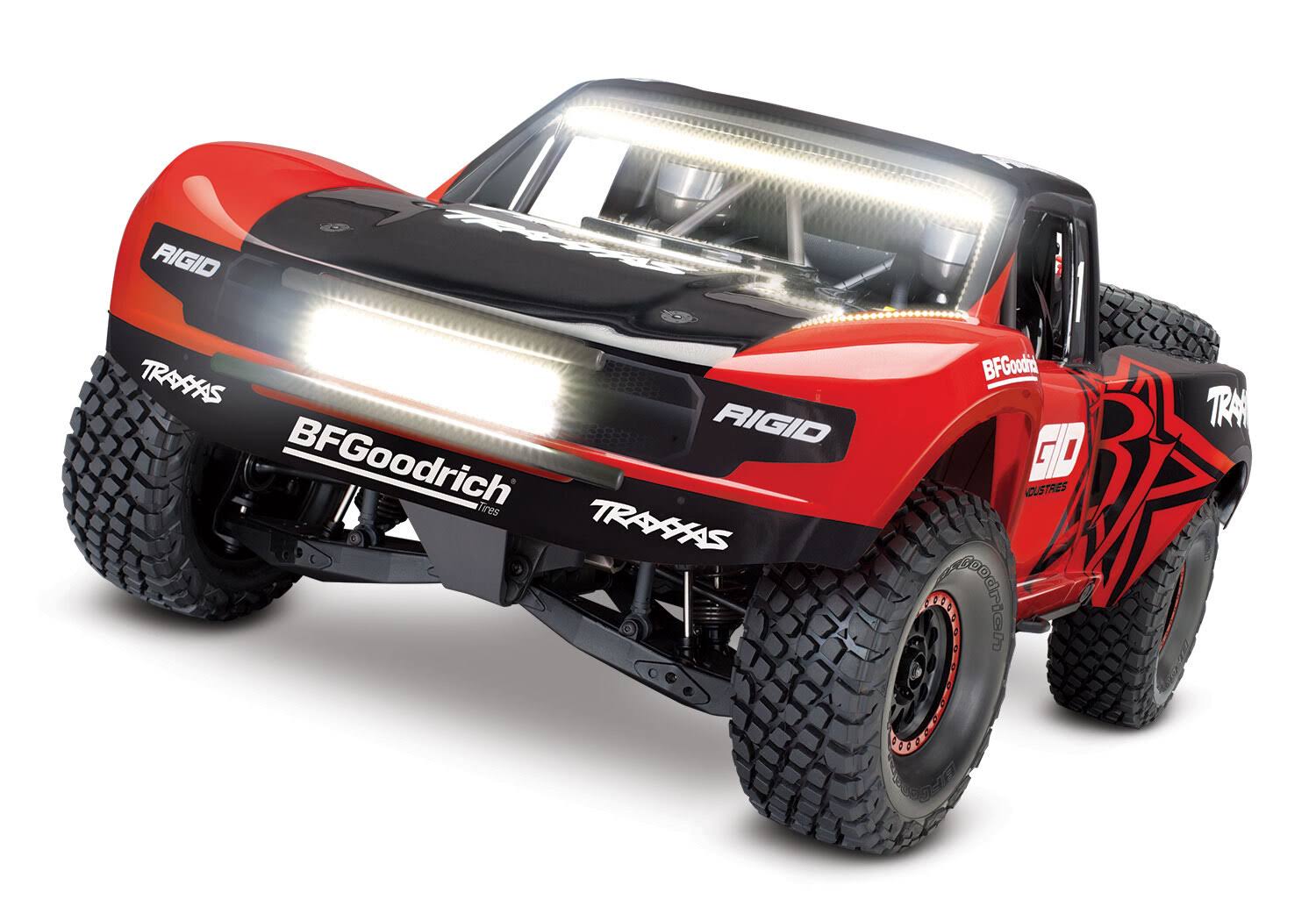 Traxxas 85086-4 Unlimited Desert Racer 1/7 4WD VXL Brushless Short Course Truck with Light Kit (Rigid Edition)