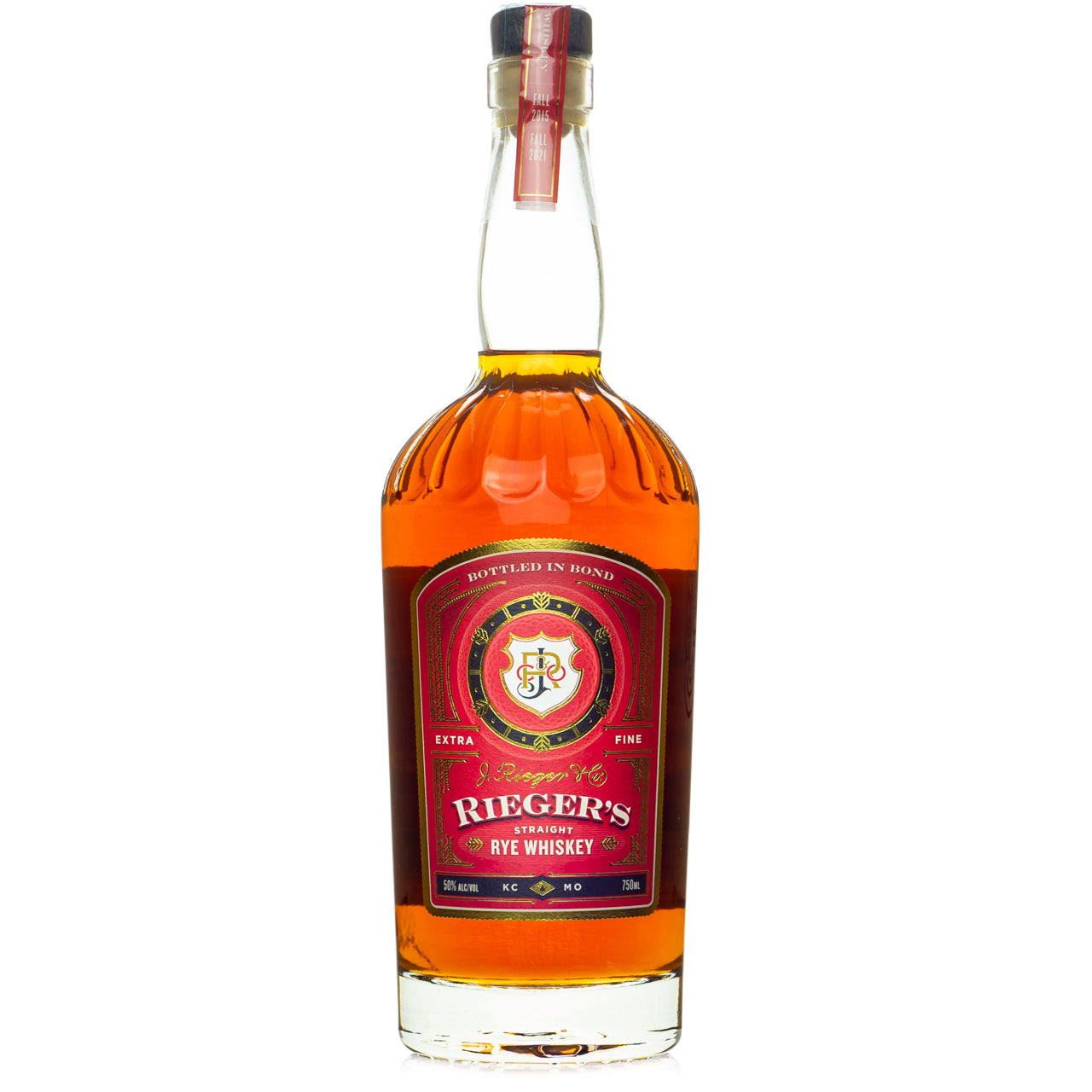 Rieger's Bottled in Bond Straight Rye Whiskey - 750 ml
