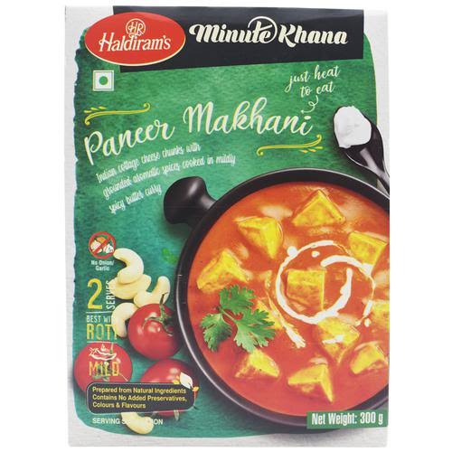 Fetch N Buy Haldirams Ready to Eat - Paneer Makhani, 300 G Carton