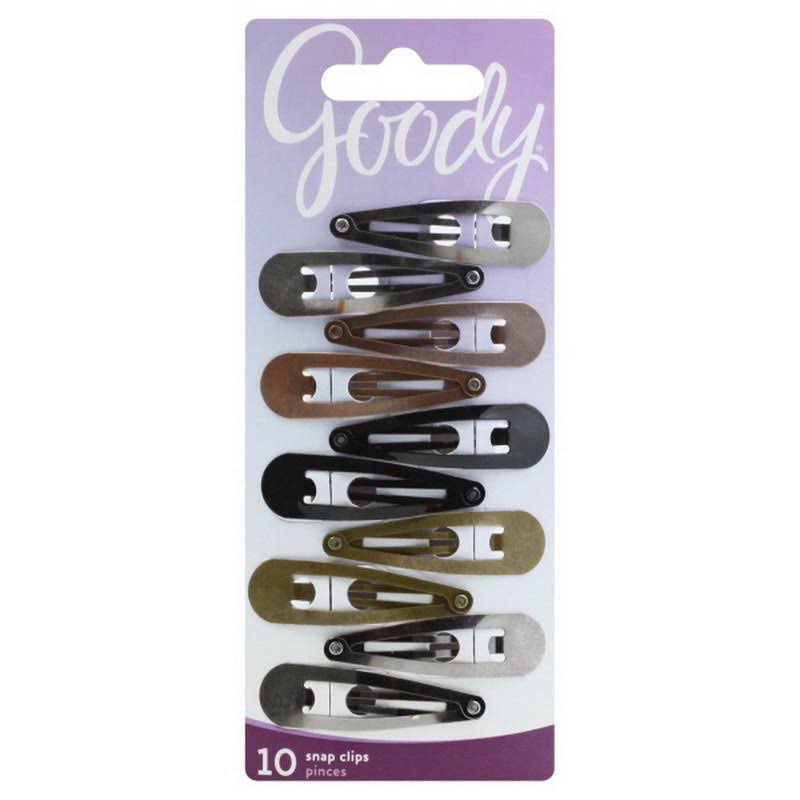 Goody Couter Clips - Assorted Colors, 10pcs
