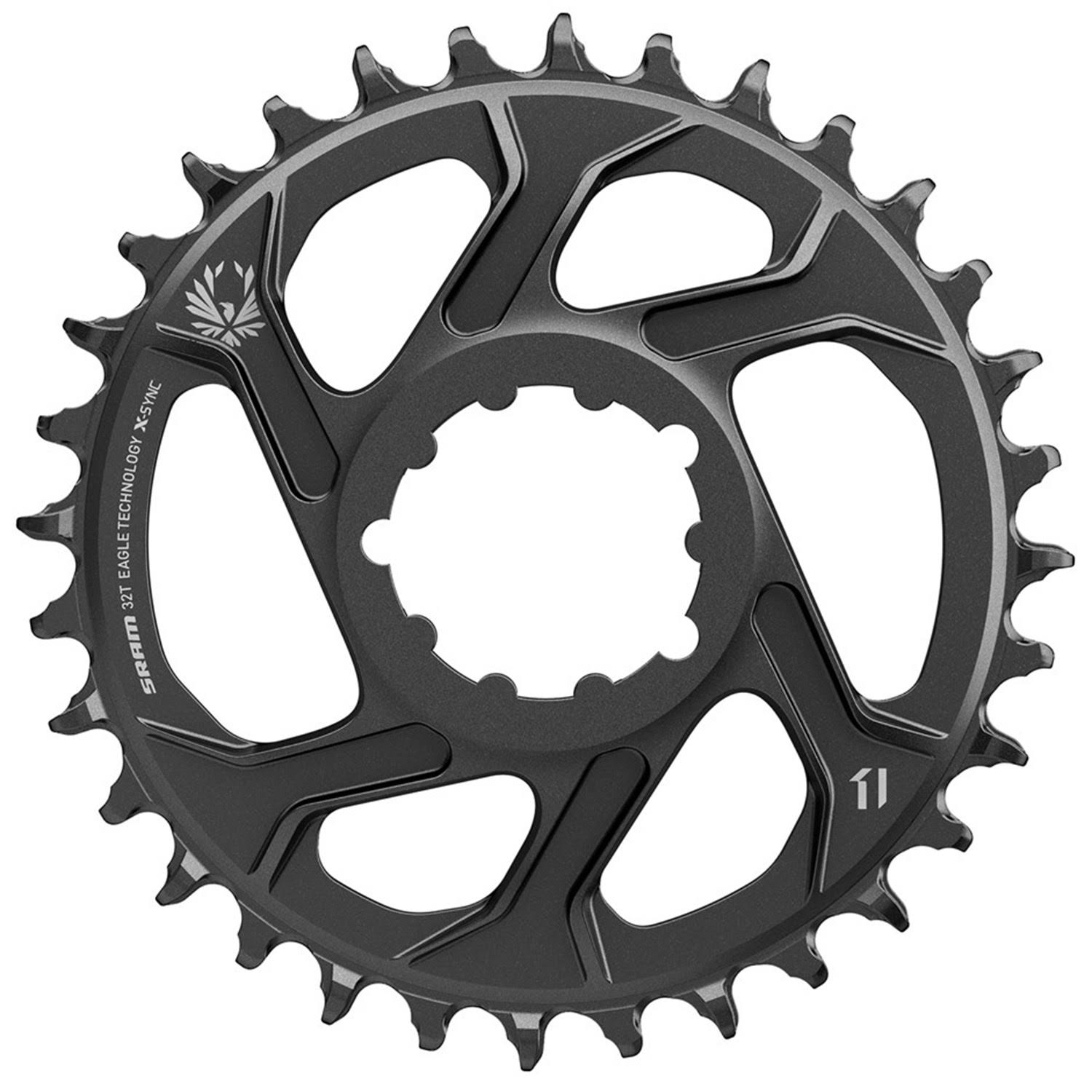 SRAM X-sync 2 Eagle Chainring - Black, 30t Direct Mount, 3mm Offset Boost