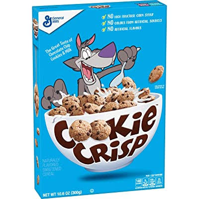 Cookie Crisp Cereal, Sweetened - 10.6 oz