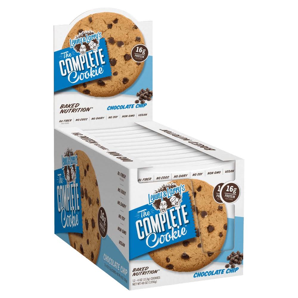 Lenny & Larry's The Complete Cookie Chocolate Chip Box of 12 (Clearance)