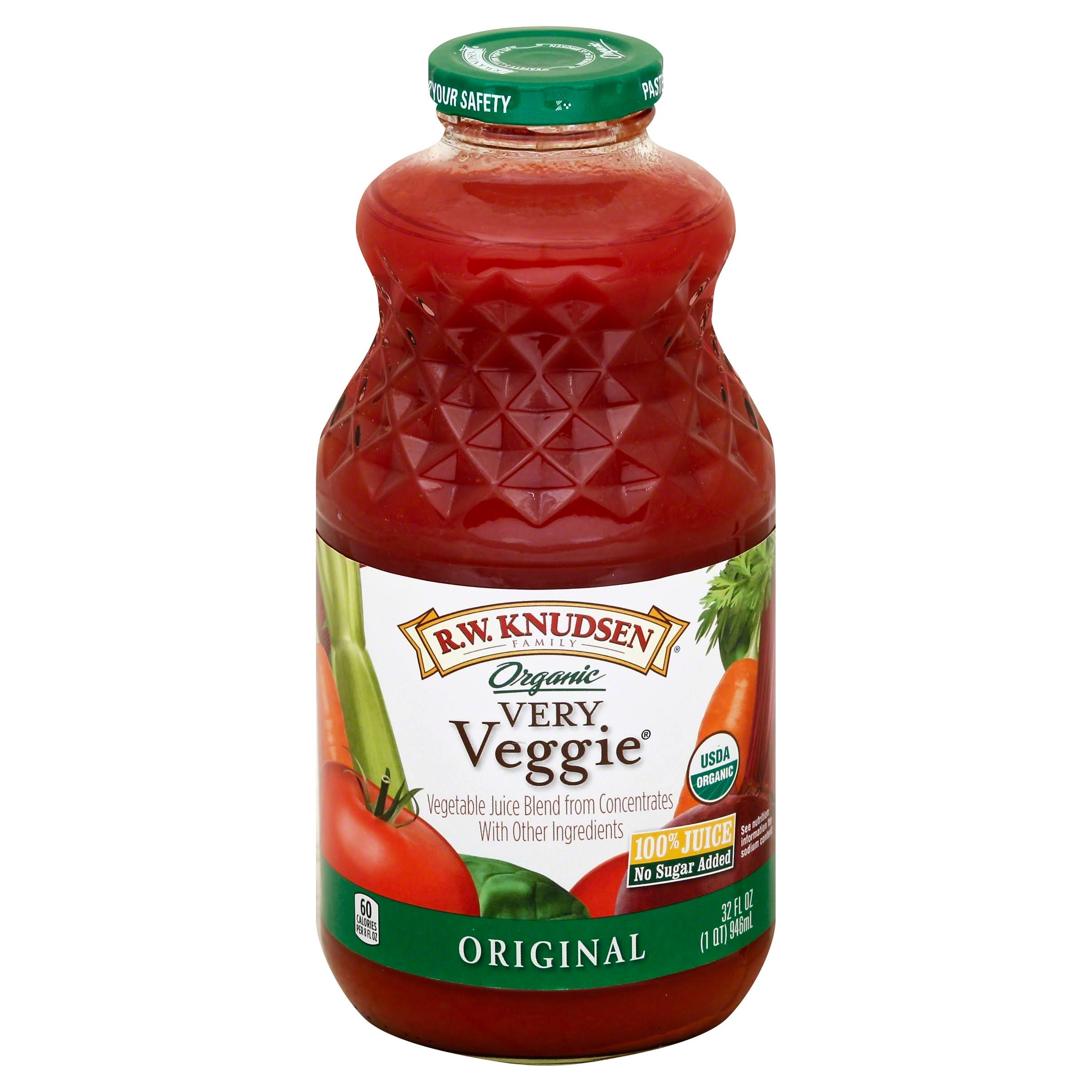 Rw Knudsen Very Veggie Juice - Organic, 32oz