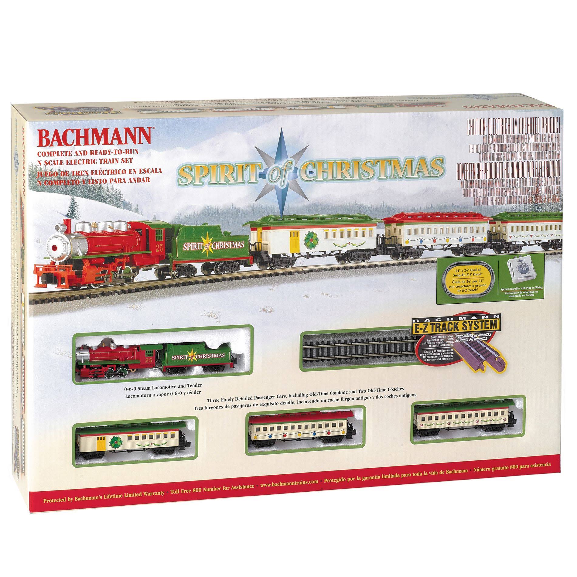 Bachmann N Spirit of Christmas Train Set
