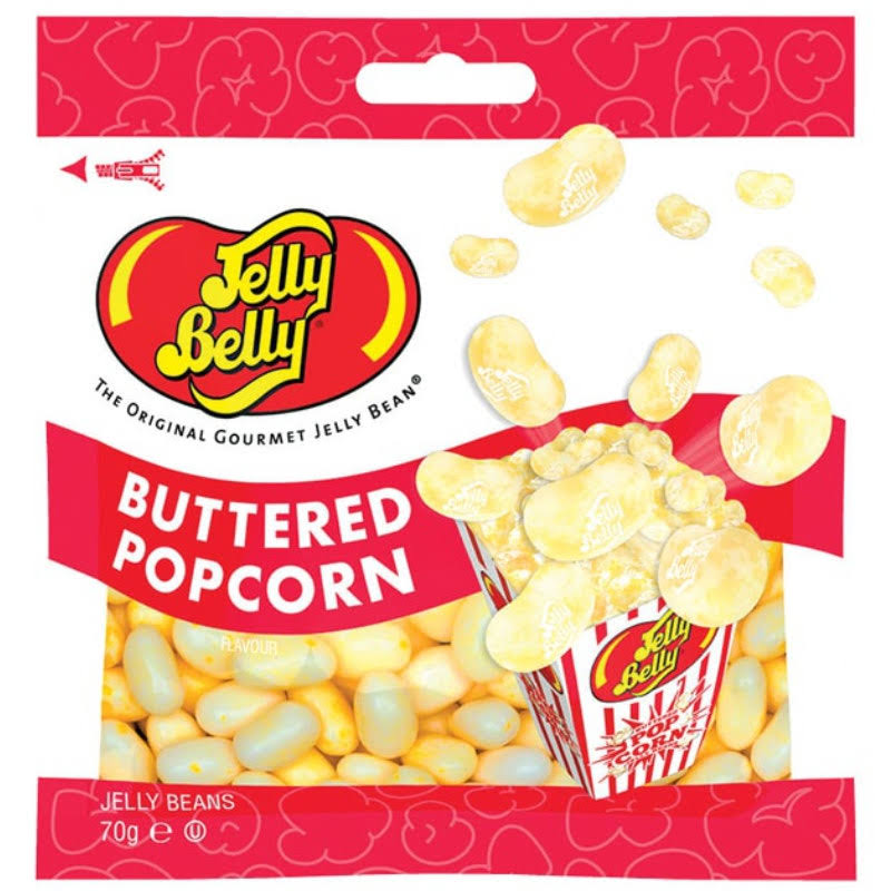 Jelly Belly - Buttered Popcorn, 12 Pack of 3.5oz