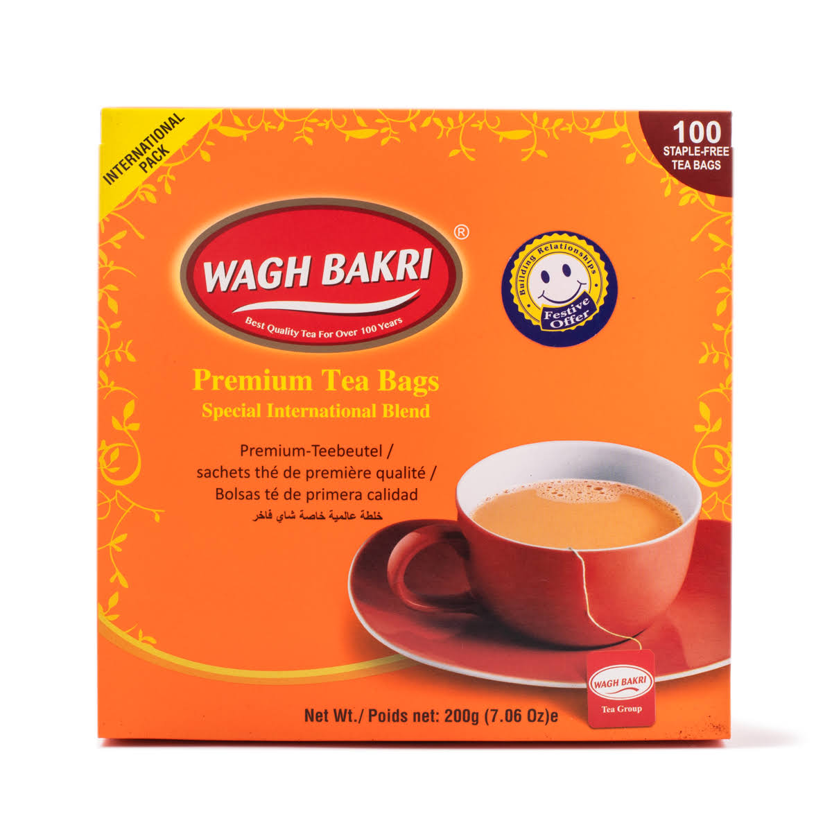 Wagh Bakri Premium Assam Tea Without Envelop, 200g