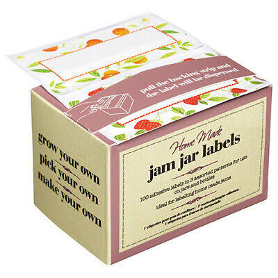 Home Made Jam Jar Labels - 100 Pack