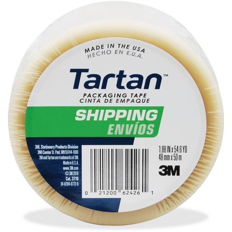Tartan Packaging Sealing Tape - Clear, 48mm x 50m