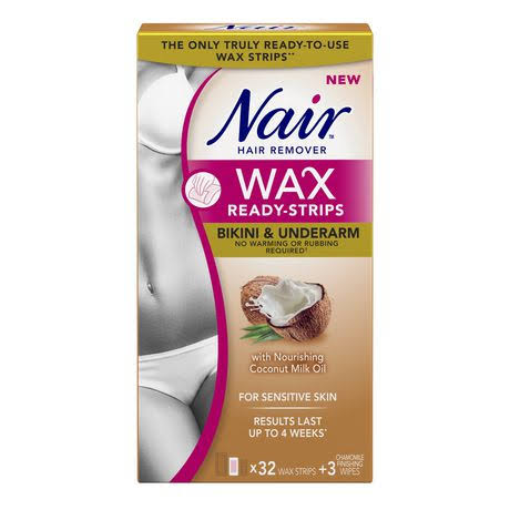 Nair Hair Remover Wax Ready Strips - 32pcs