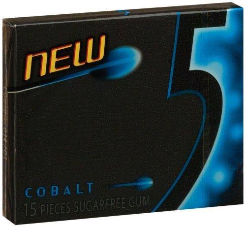 Wrigley's 5 Cobalt Gum - Sugarfree, 15 Sticks