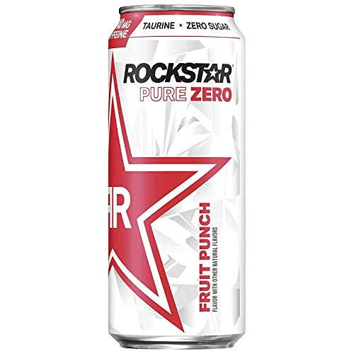 4 Pack - Rockstar Pure Zero Punched - 16oz.