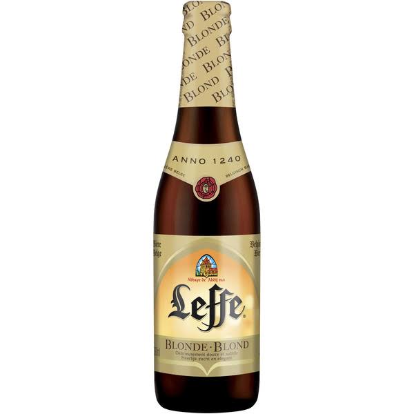 Leffe Blond Blonde Belgian Abbey Ale Beer - 12oz
