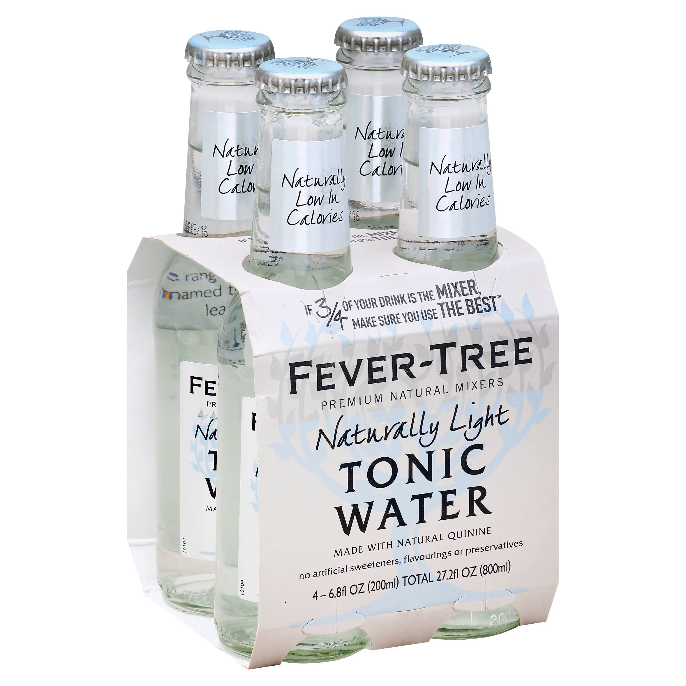 Fever-Tree Naturally Light Tonic Water - 4x200ml
