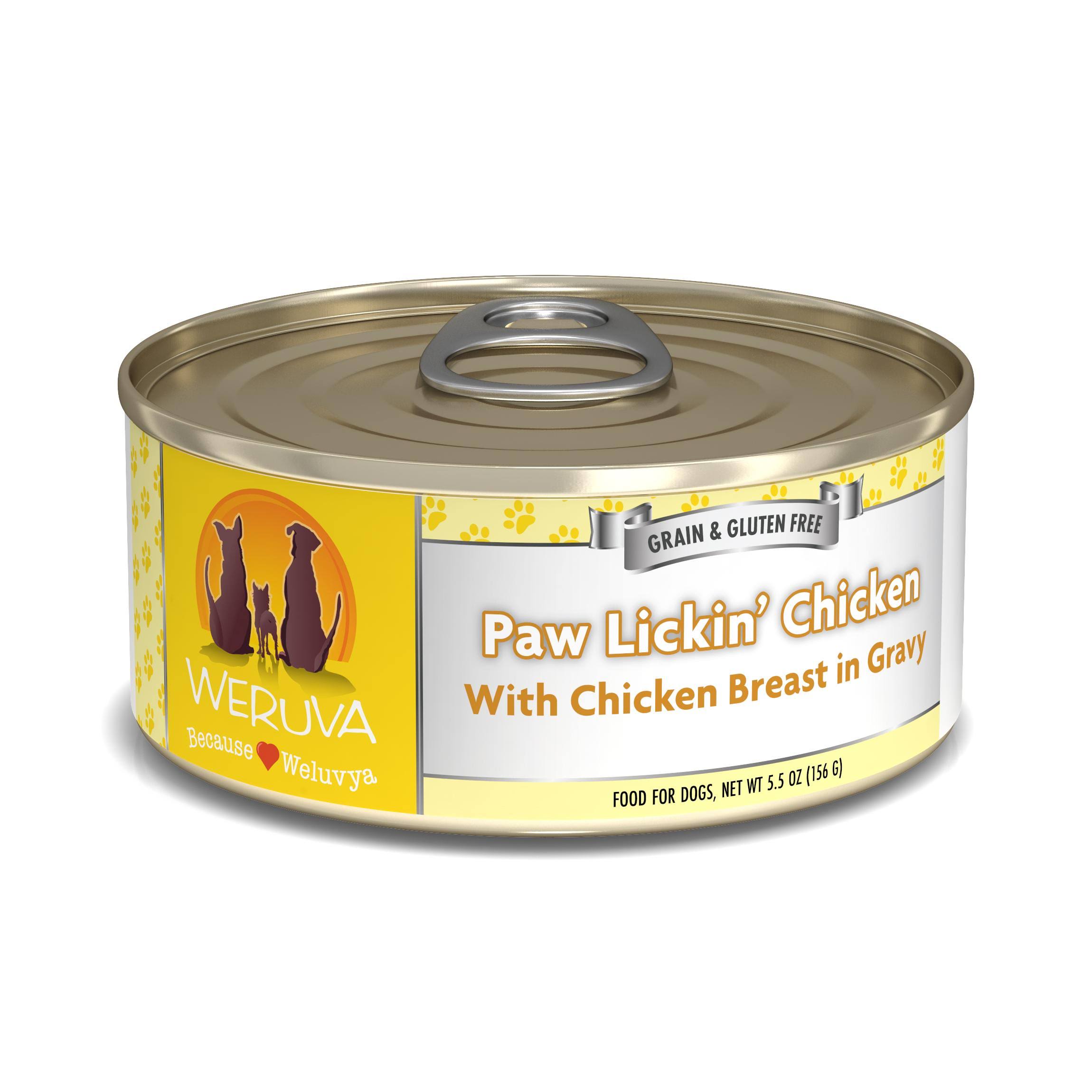 Weruva Canned Dog Food - Paw Lickin' Chicken 5.5 oz
