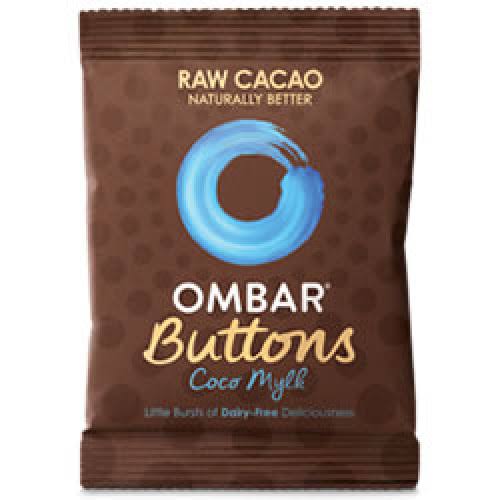 Ombar Chocolate Buttons Milk Chocolate - Dairy Free, 25g
