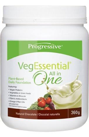 Progressive All in One Veg Essential Supplement - Vanilla, 360g
