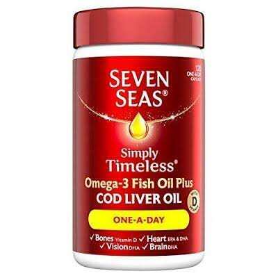 Seven Seas Cod Liver Oil One-a-day, 120 Capsules