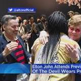 Elton John Visits 'The Devil Wears Prada: The Musical' In Chicago