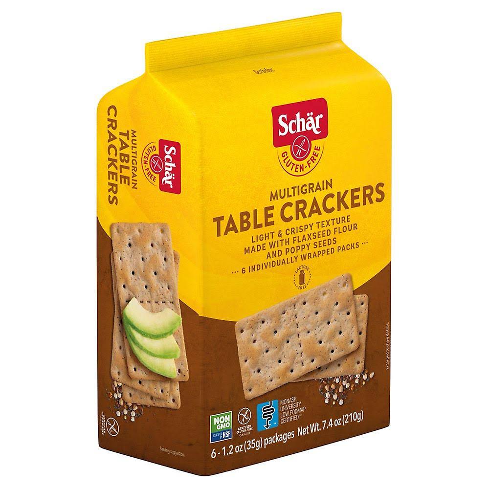 Schar Multigrain Table Crackers -- 7.4 oz