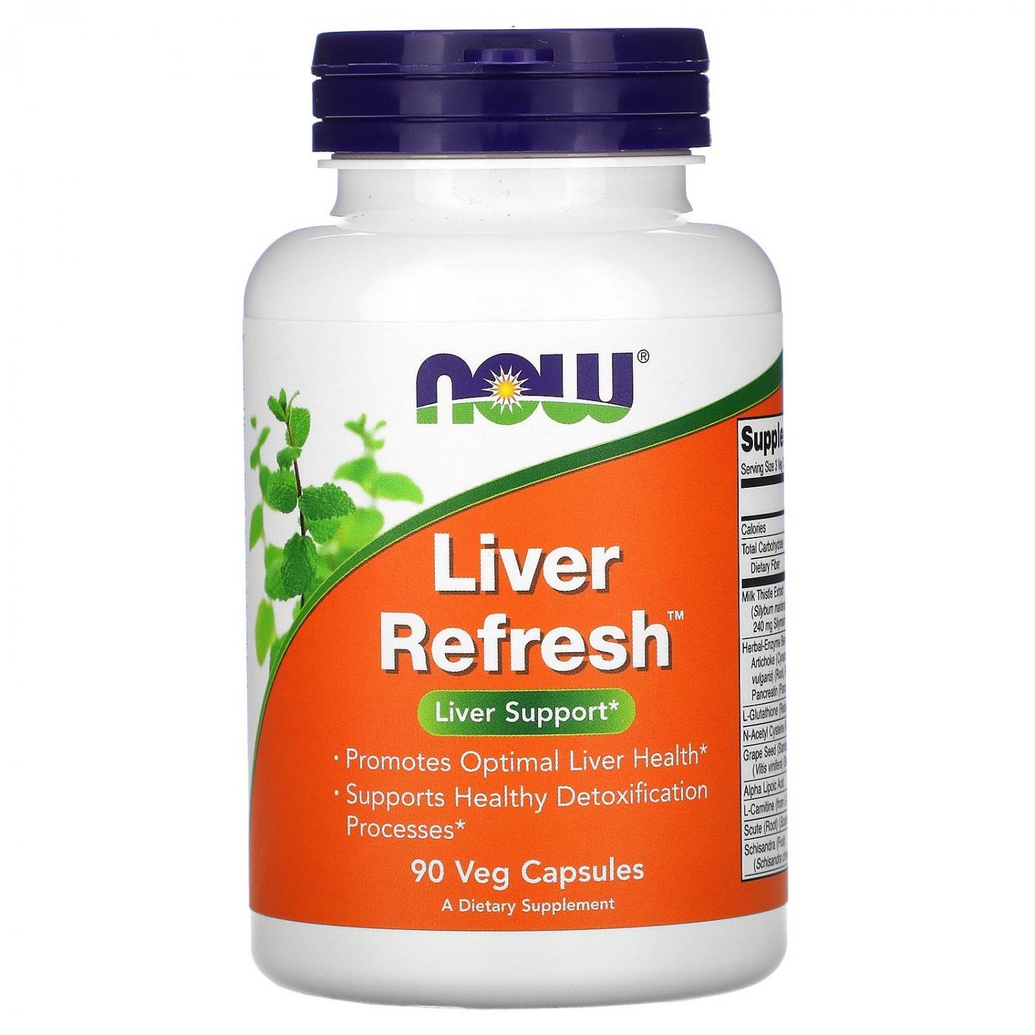 Now Liver Detoxifier & Regenerator Liver Support - 90 Capsules