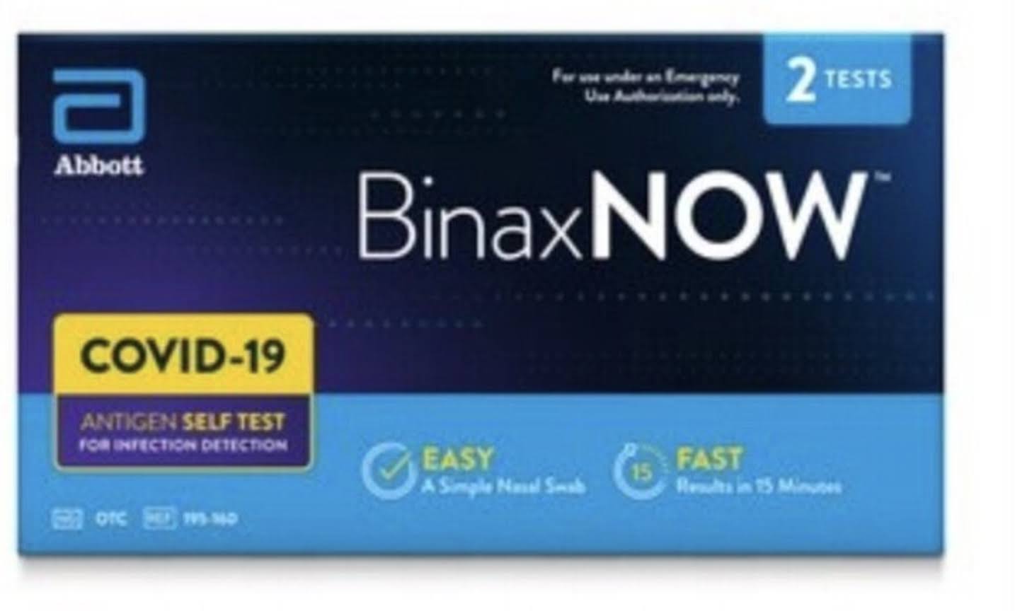 BinaxNOW Covid-19 Antigen Self-Test Kit