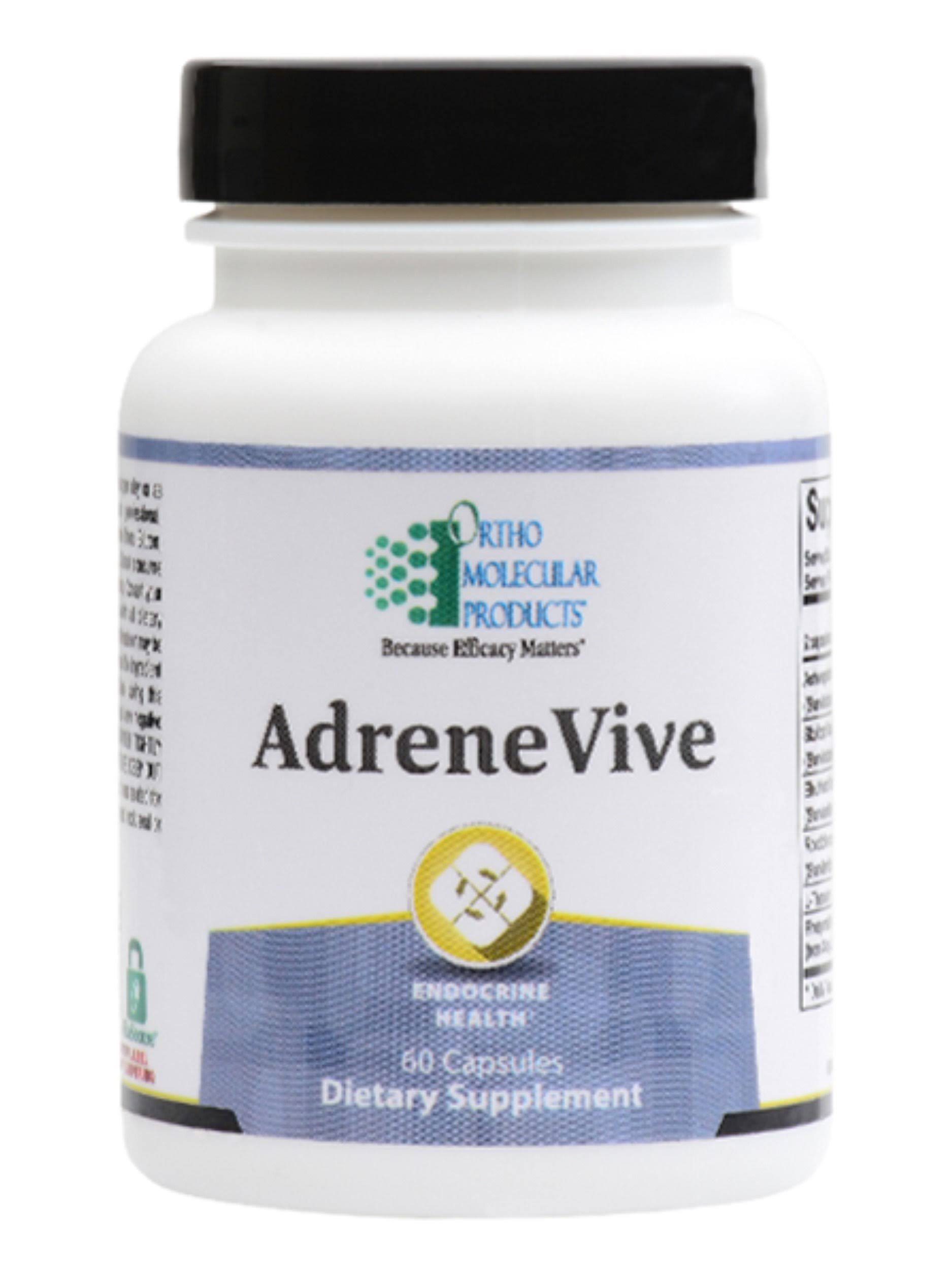 Ortho Molecular Products Adrene Vive - 60 Capsules