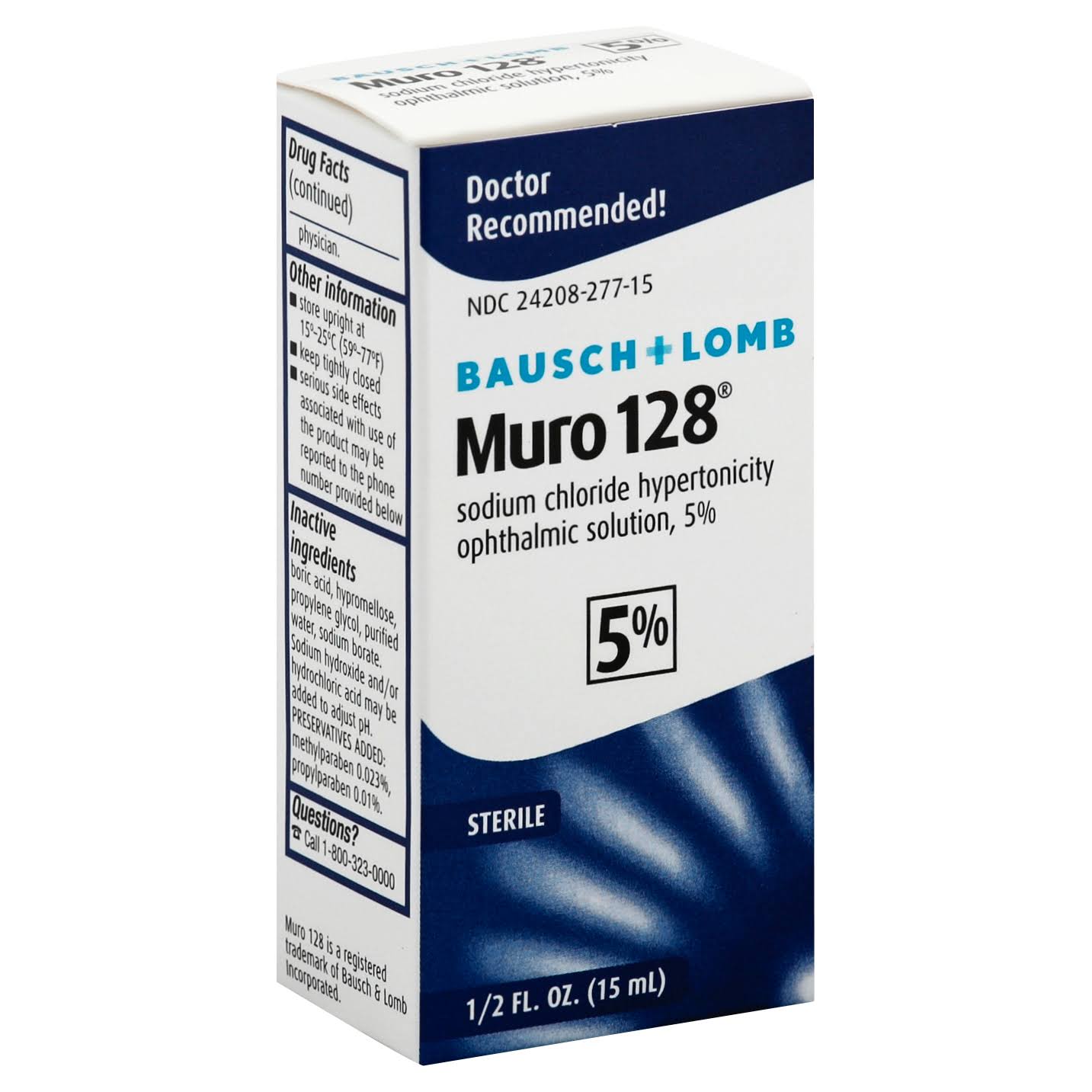 Bausch & Lomb Muro 128 Ophthalmic Solution - 0.5 oz