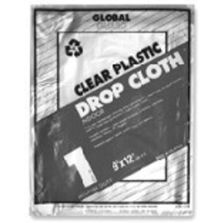 Premier 16040 Global Guard Plastic Dropcloth - 9'x12', 1 Mil