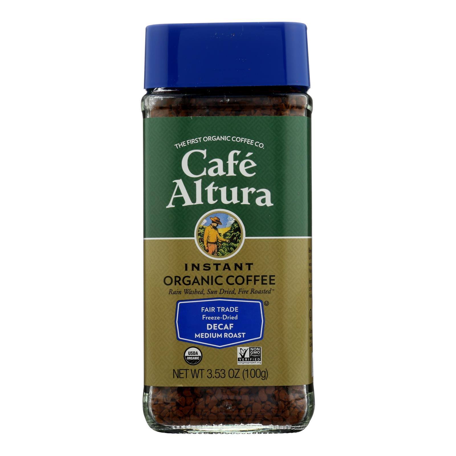 Cafe Altura Organic Fair Trade Decaf Instant Coffee - 3.53oz
