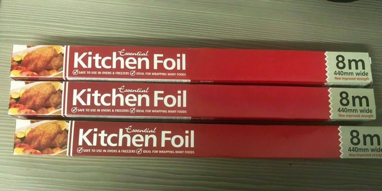 Essential Kitchen Foil - 44cm x 8m