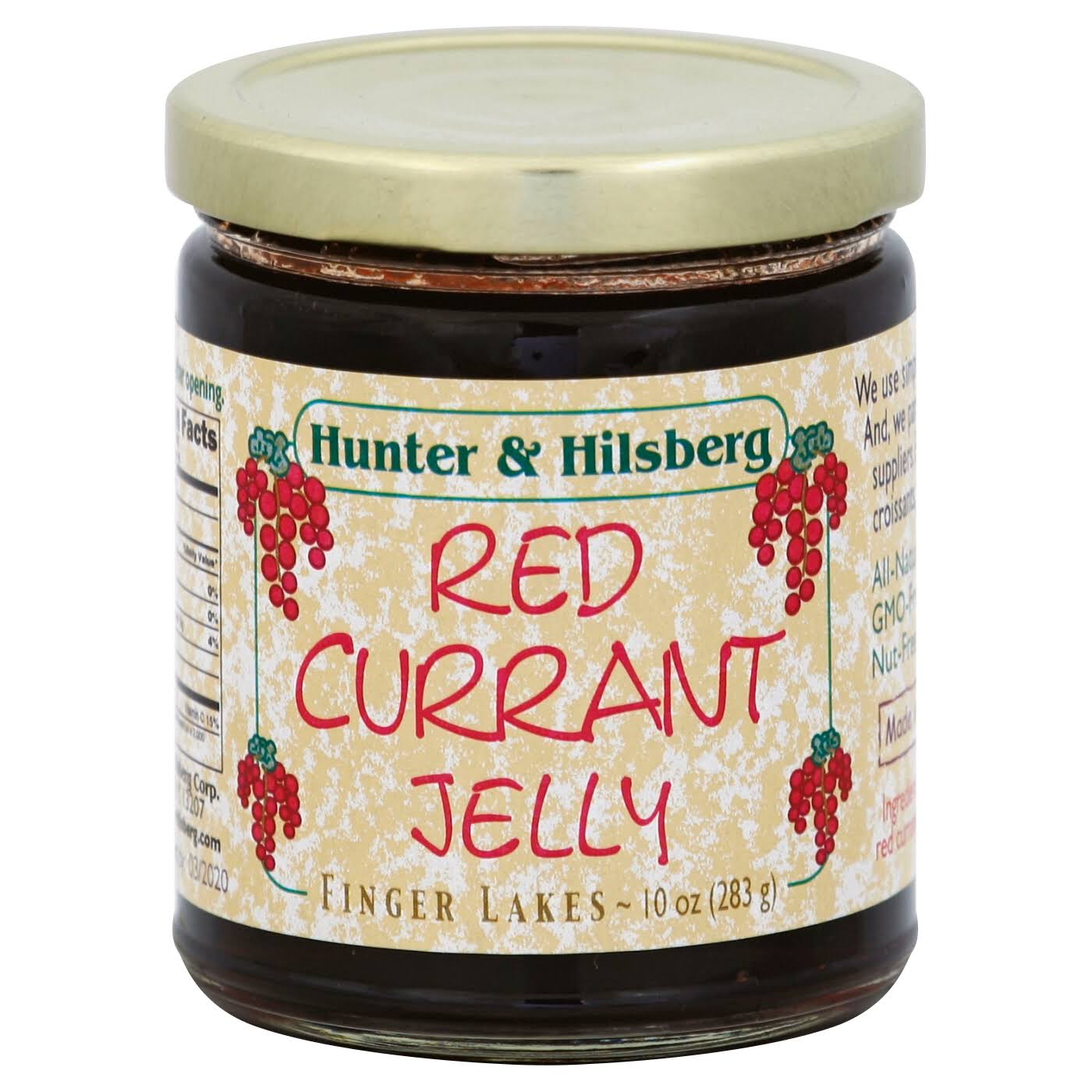 Hunter & Hilsberg Jelly, Red Currant - 10 oz