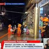 Over 100 families flee flooding in Davao City