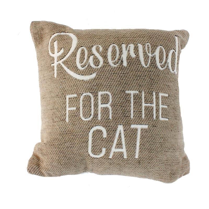 Reserved for the Cat Pillow