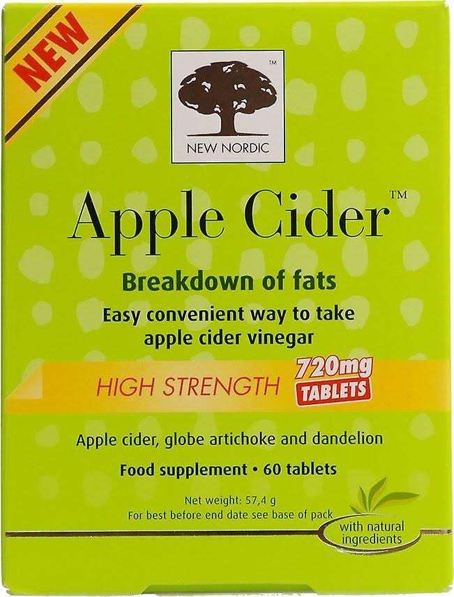 New Nordic High Strength Apple Cider - 60 Tablets