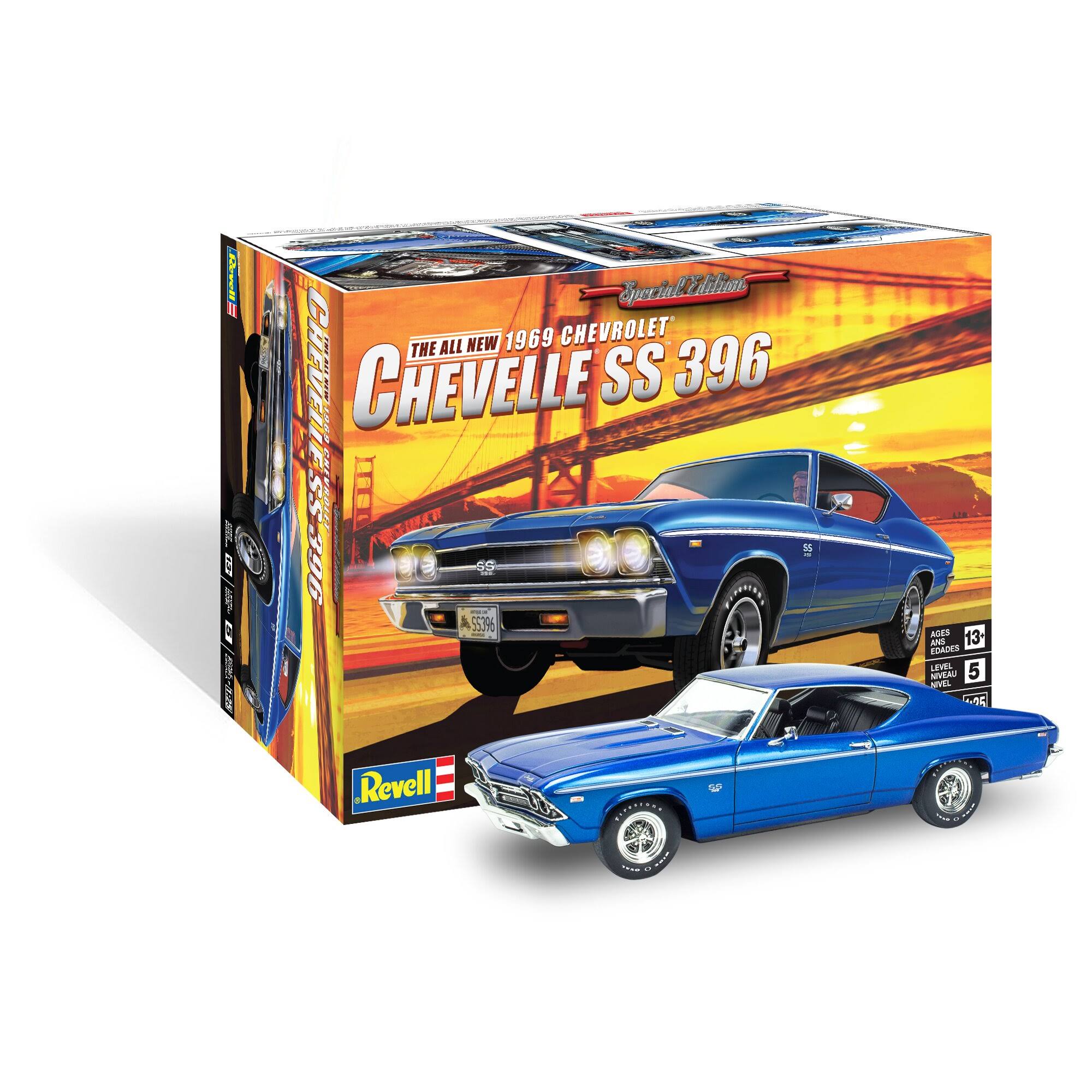 1:25 1969 Chevrolet Chevelle SS 396 , Revell Plastic Kit