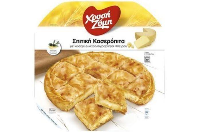 Chrysi Zymi Homemade Kasseri Pie / Χρυσή Ζύμη Σπιτική Κασερόπιτα 850g