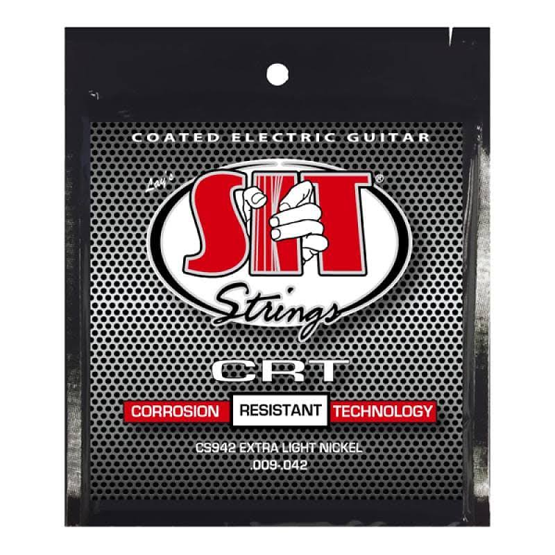 Stay in Tune CRT Coated Electric Guitar Strings, CS942 Extra Light Nickel .009 - .042