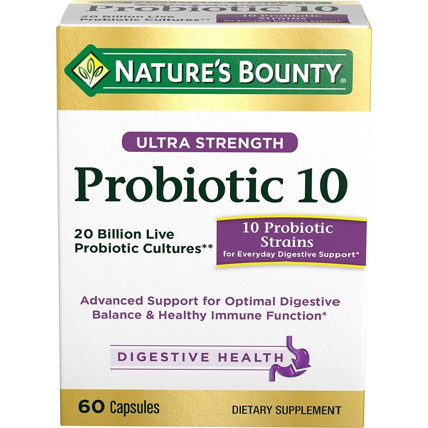 Nature's Bounty Ultra Strength Advanced Probiotic 10 - x60