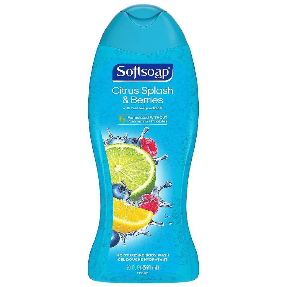 Softsoap Moisturizing Body Wash, Citrus Splash & Berries