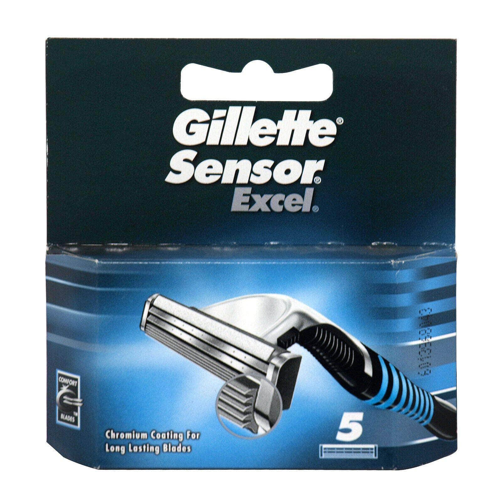 Gillette Sensor Excel Razor Blades Refill - 5pk