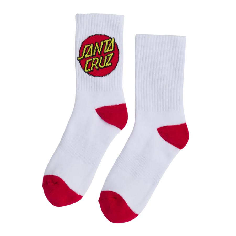 Santa Cruz Red Dot Girls Crew Socks