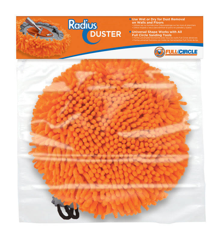 Full Circle International Duster Washable Microfiber Duster Pad - Orange
