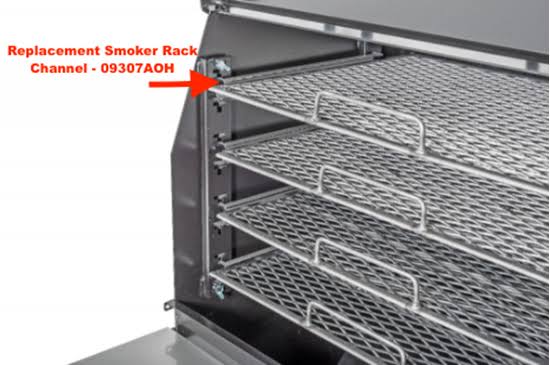 The Good-One Marshall Replacement Smoker Rack Channel, Generation III